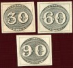 Первые почтовые марки Бразилии 1843 г. "Бычий глаз"